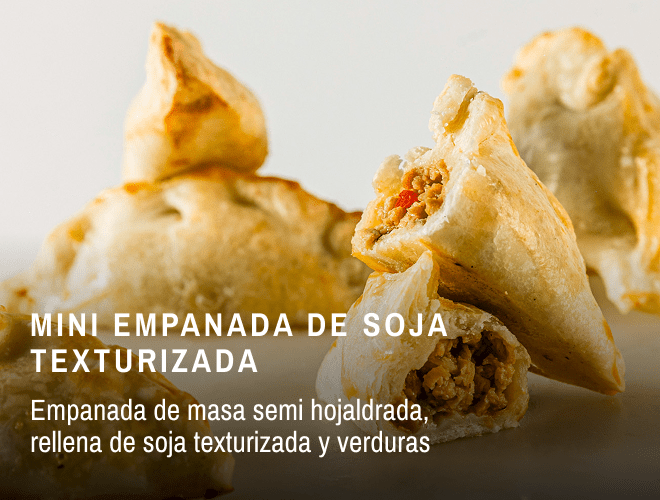 MINI EMPANADA DE SOJA TEXTURIZADA