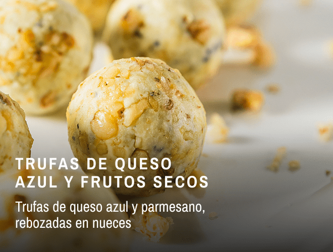 TRUFAS DE QUESO AZUL Y FRUTOS SECOS mobile